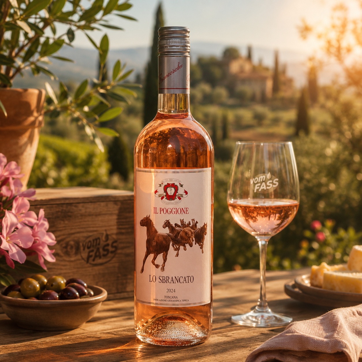 Tenuta il Poggione Rosato Lo Sbrancato IGT 2023. 12,5 % Vol.