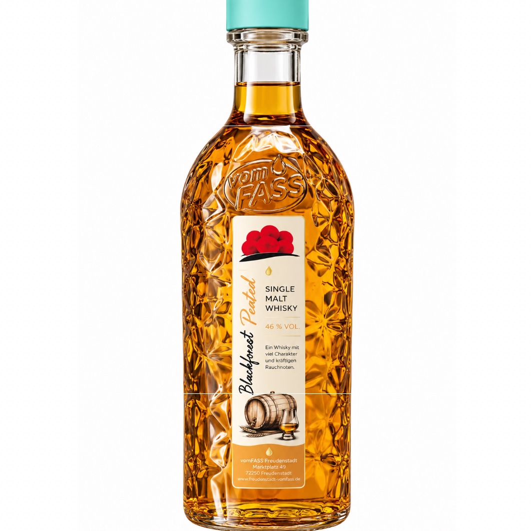 Blackforest Peated Whisky 46 % Vol., 700 ml