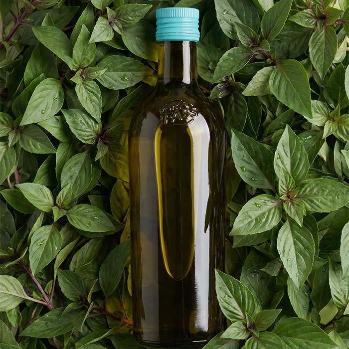 Olivenöl mit Thai-Basilikum 500 ml