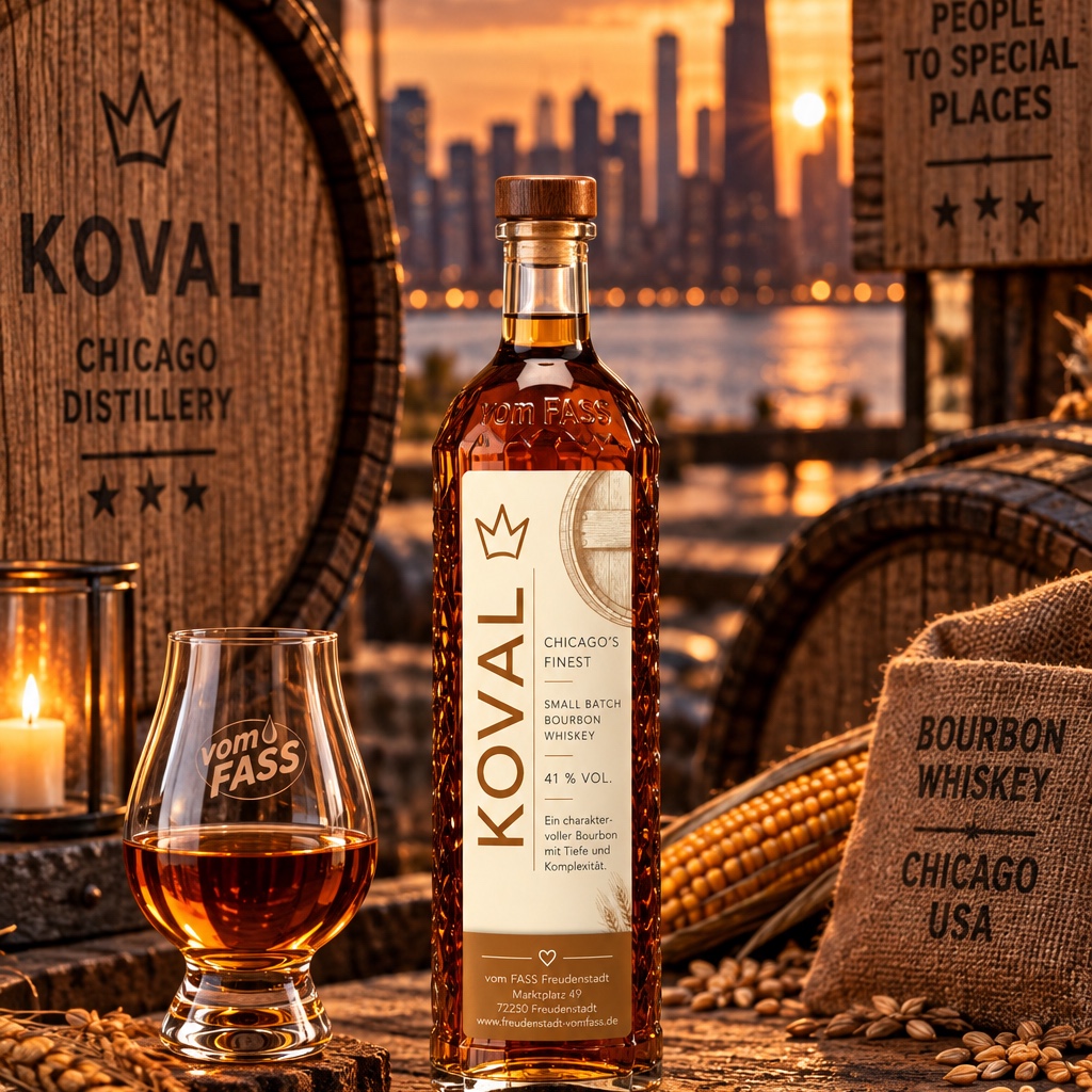 "Chicago's Finest" Bourbon Whiskey 350 ml