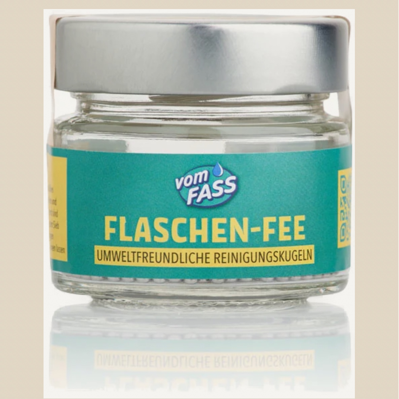 Reinigungskugeln aus Edelstahl für Glasflaschen 130 g Flaschenfee