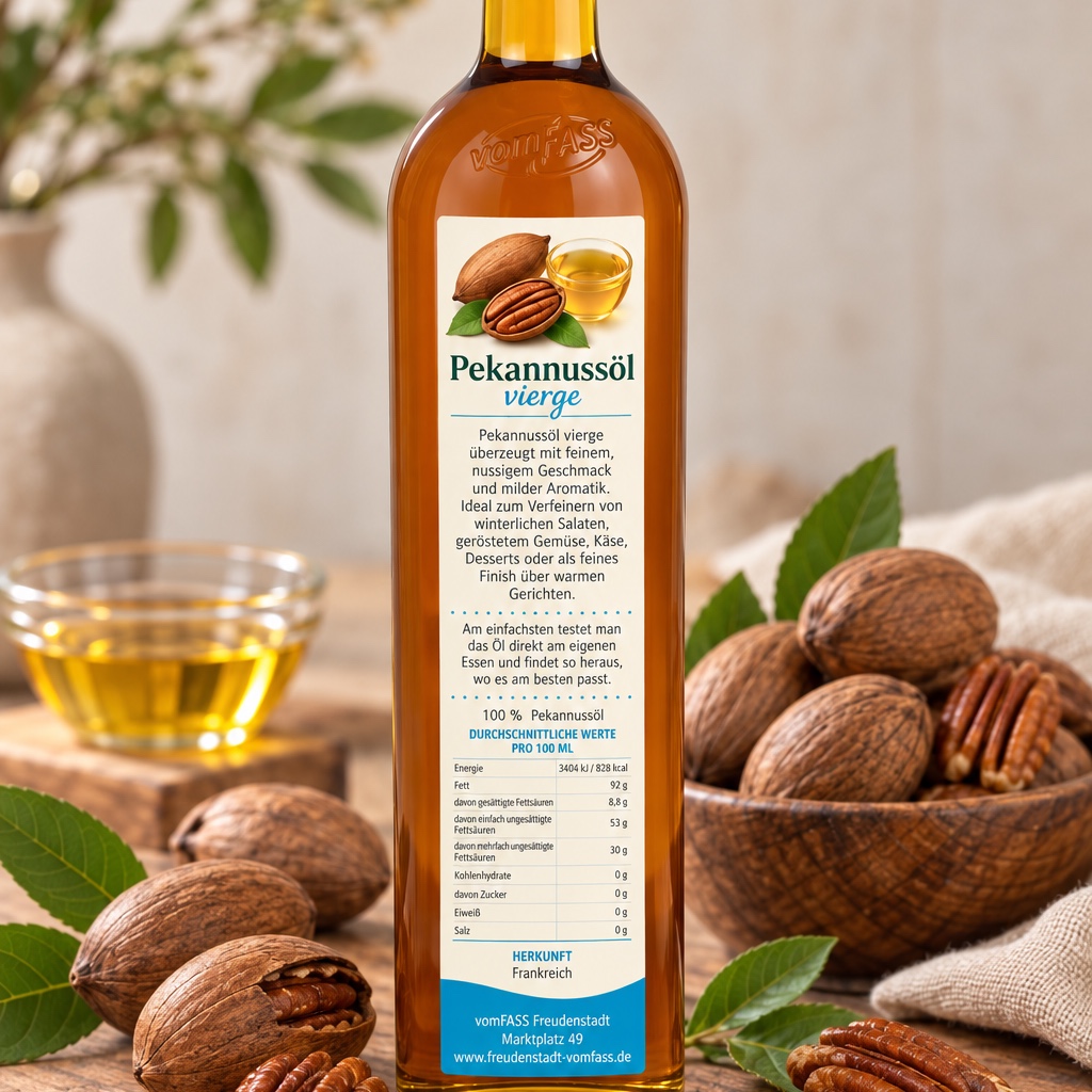 Pekannussöl vierge 500 ml