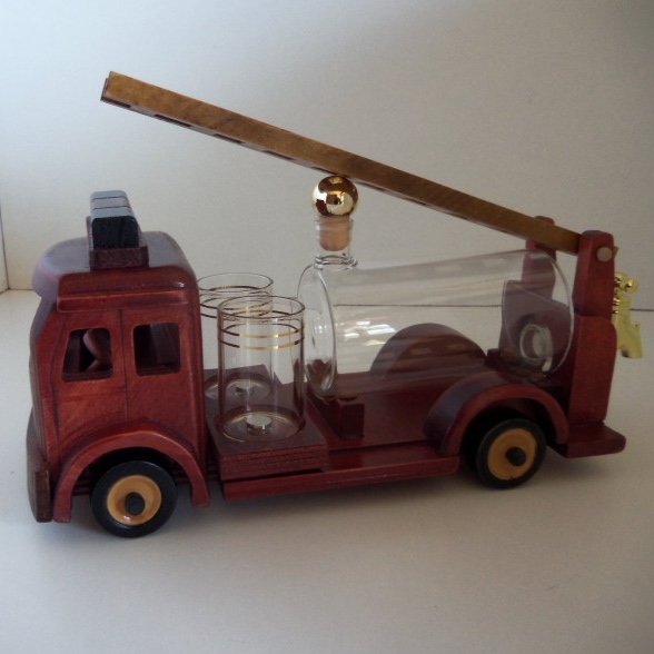 Holzauto Feuerwehr 200ml