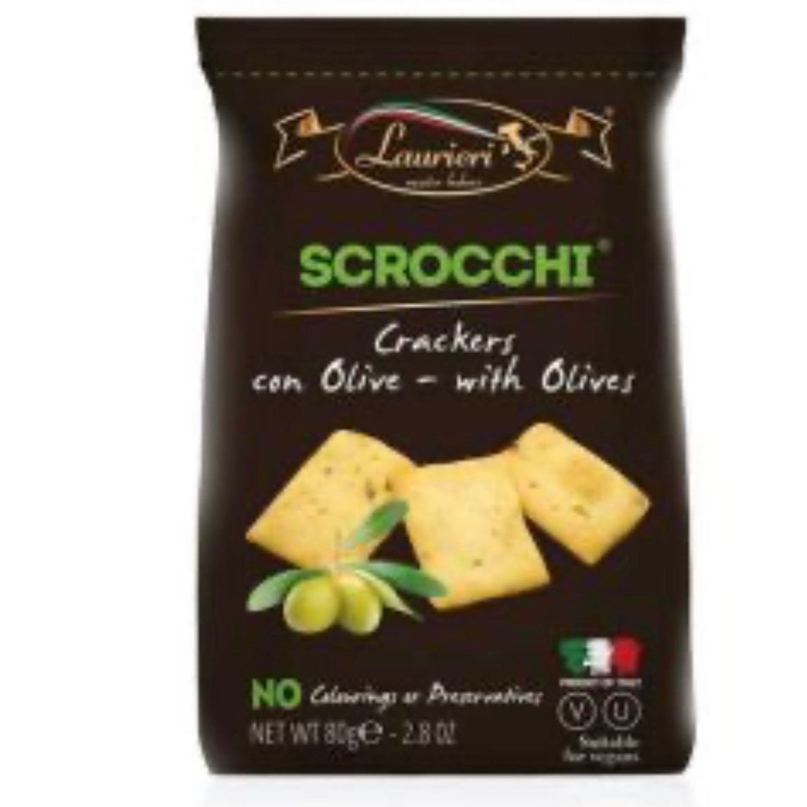LAURIERI - Scrocchi Olive 175 g