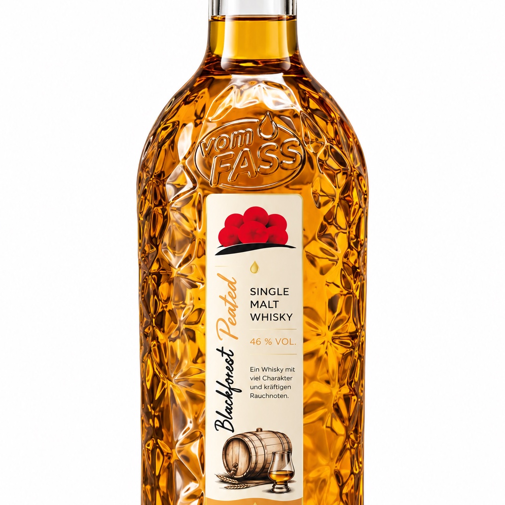Blackforest Peated Whisky 46 % Vol.,500 ml