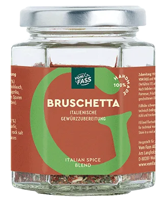 Bruschetta rosso getrocknet