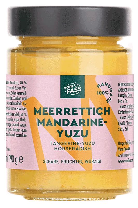 Meerrettich-Mandarine-Yuzu Sauce