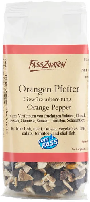 Orangenpfeffer im Nachfüllbeutel