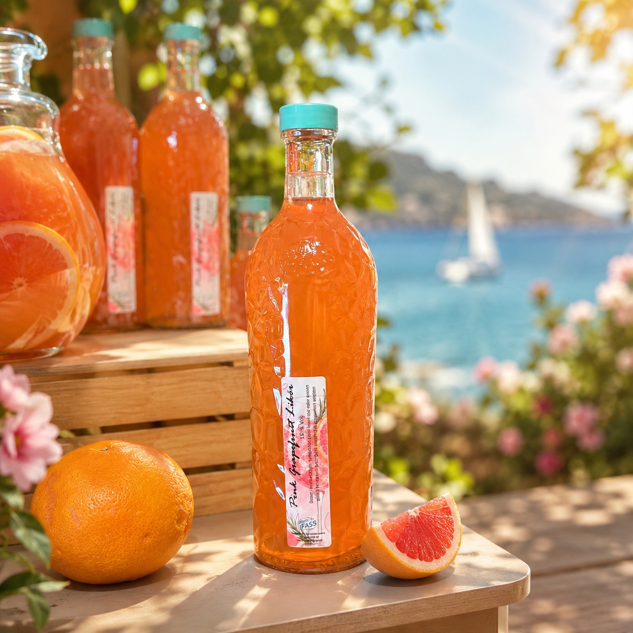 Pink Grapefruit Likör 100 ml (t)