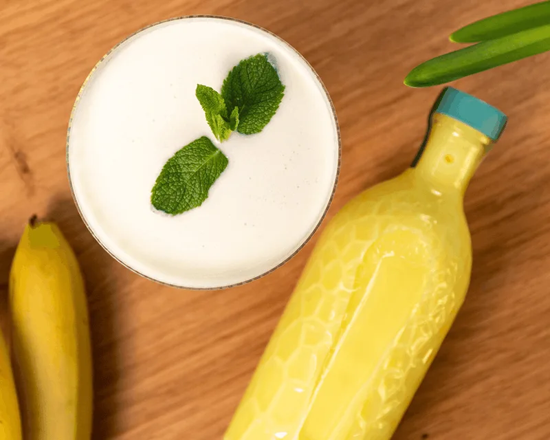 Banana Coconut Cream Cocktail