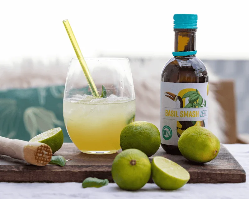 Basil Smash mit Ananas