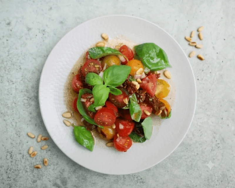 Mediterraner Tomatensalat