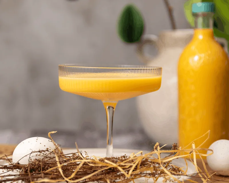 Orange Velvet – Cremiger Orangen-Eierlikör-Drink