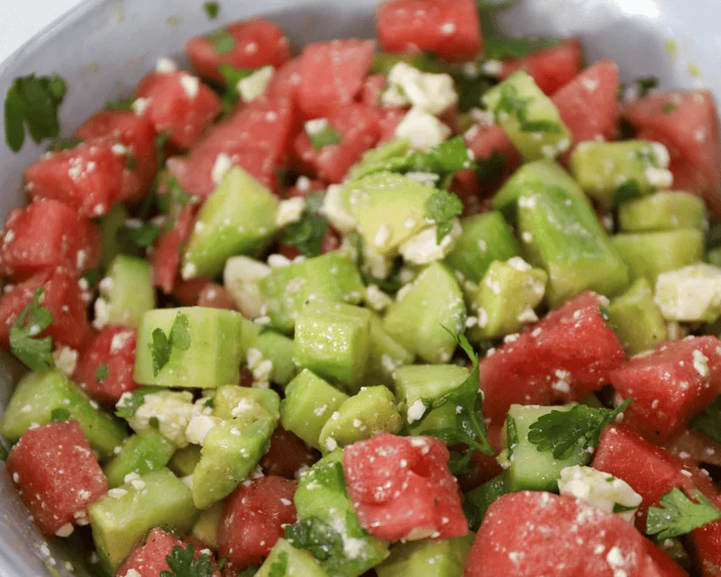 Wassermelonen Salat
